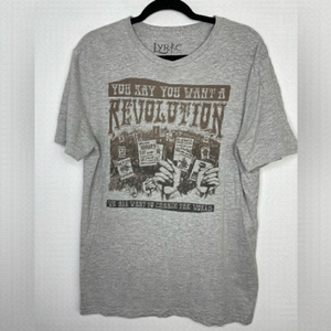 Lyric culture revolution Lennon McCartney t-shirt